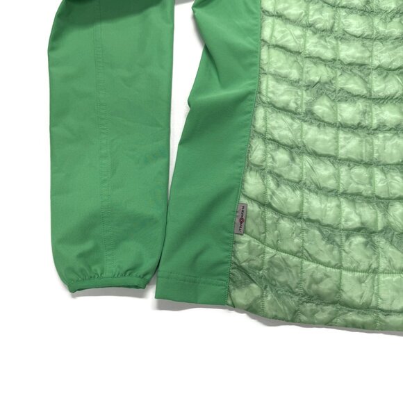 The North Face Thermoball Hybrid Hoodie Jacket Womens Small Green Puffer Light‎ - Picture 11 of 16